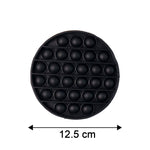 Close-up of pop bubbles on durable silicone fidget toy