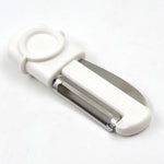 Lightweight 2-in-1 knife peeler, a versatile kitchen tool.