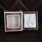 Another angle showing silver-plated Lord Ganesha photo frame details
