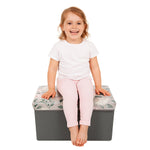 Foldable storage box lightweight and portable for organizing toys, books, and clothes