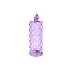 Multicolor crystal candlelight with soft LED glow ideal for Diwali decor