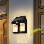Detailed diagram showing dimensions and features of the solar garden light.
