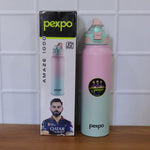 Outdoor use of stainless steel water bottle with vibrant color options