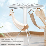 Foldable octopus drying rack compact storage suitable for small spaces