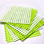 Anti slip bath mat placed on wet bathroom floor preventing slips.
