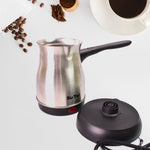 Electric Coffee Maker with its lid open, showing the spacious 800ml interior for brewing.