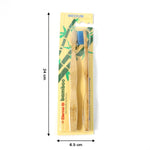 Eco-friendly twin-pack bamboo toothbrushes set