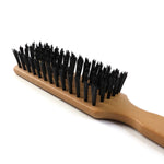 Ergonomic grip on a sturdy cleaning brush for easy handling