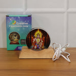 Hanuman Ji 3D acrylic decorative LED light perfect for home temple decor