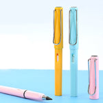 Detail of metal nib of everlasting magic pencil inkless pen