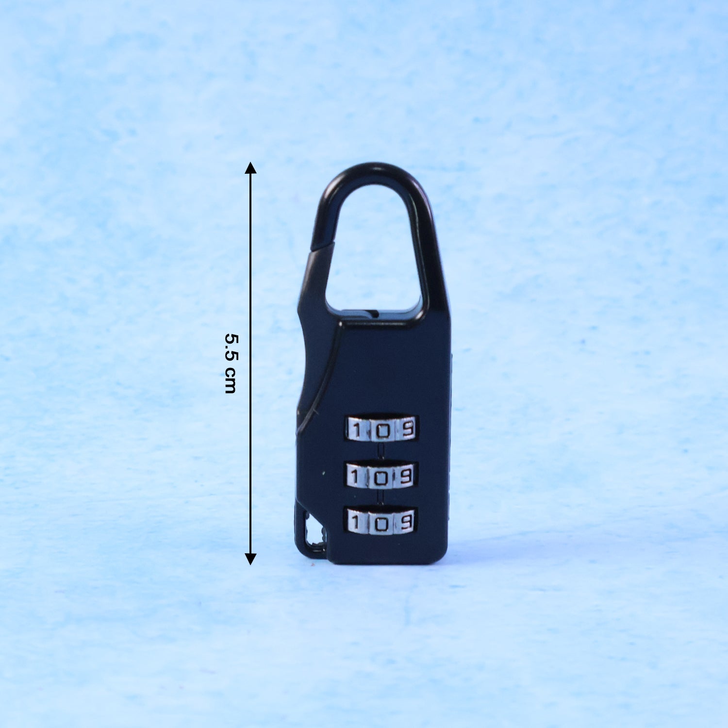 Travel lock showing smooth locking mechanism detail