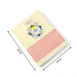 Inner ruled pages of hardbound diary for structured writing