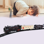 Fully assembled battery operated train running on circular track