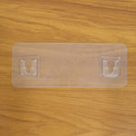 Bathroom and kitchen wall rack with adhesive