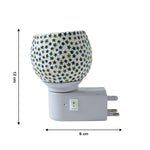 Star pattern night lamp projecting beautiful decorative light effects on wall