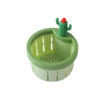 Efficient food waste collector filter for a hygienic kitchen sink.