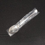 Stainless Steel Dining Spoon alongside other cutlery, ideal for home or café use.