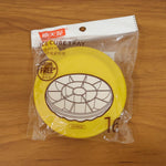 Space-saving round ice cube container with lid for freezer