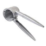 Die-cast stainless steel nut cutter demonstrating precise engineering for effective nut cracking.