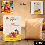 Traditional mahak pithi ceremony herbal cleansing powder