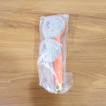 Heavy duty scrubber brush in use removing stubborn stains