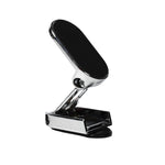 Side view of the 360° rotating magnetic car phone holder securely mounted.
