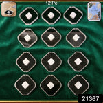 Complete 12-piece jewellery display box set with soft cushion inserts for safe storage