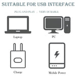 Compact USB light offering convenient and efficient illumination for any home space.
