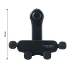 Closeup view of anti-slip soft grip pads on car air vent phone holder