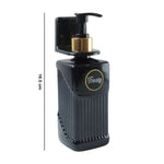 Bathroom liquid soap pump container bottle with easy mounting