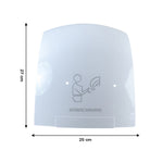 Commercial wall mounted sensor hand dryer