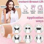 Complete Boob Tape package with tape and nipple covers.
