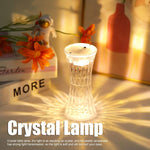 Detail of the transparent crystal-like design of the Night Light, showcasing its shine.