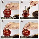 Empty white background for a wooden pepper mill product shot, ready for customization.