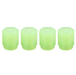 Light rim caps glowing for enhanced tire visibility