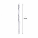 Size guide for mini disposable fruit forks