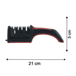 Dimensions of the manual 4-stage knife sharpener