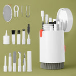 WipeTech 20-in-1 Electronics Cleaning Kit with all tools displayed.