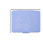 6-compartment pill organizer on white background
