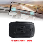 View of a phone held firmly by the Car Vent Mobile Holder, providing hands-free access.