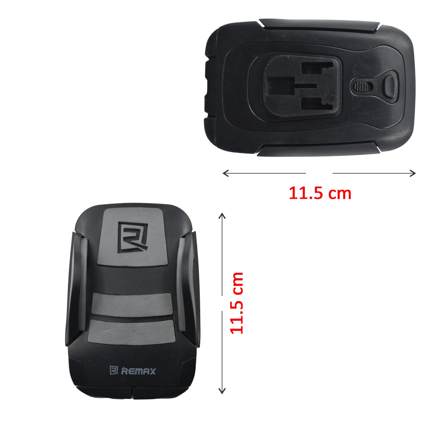 The PHOBIA Car Vent Mobile Holder displaying a smartphone in landscape orientation.