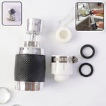 360¡ rotatable kitchen faucet sprayer with splash-proof filter