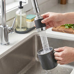 Tap extender with water spray function