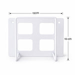 Size guide for  WiFi router wall mount bracket stand