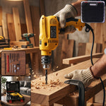 Heavy Duty Electric Drill Machine Tool Kit with Carry Case