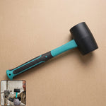 Durable heavy duty sledge hammer rubber mallet with ergonomic handle