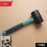 Pack of rubber mallet tools for construction and furniture assembly