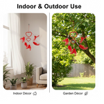 Artistic wind chimes handmade wall decor for outdoor spaces