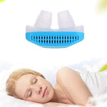 2-in-1 Anti-Snoring Nose Clip with air purification, shown from the front.