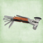 The handy hammer multitool with its redwood handle, an ideal gift for Dad.